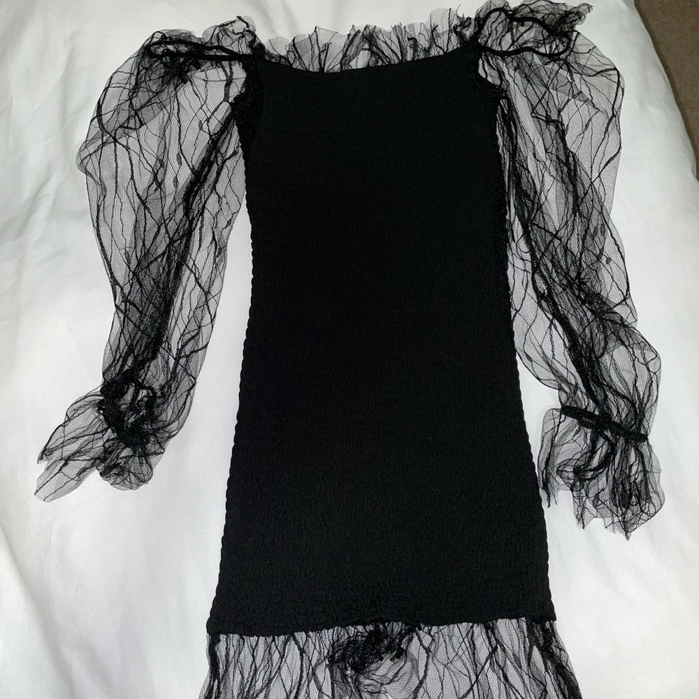 Princess polly black mini dress